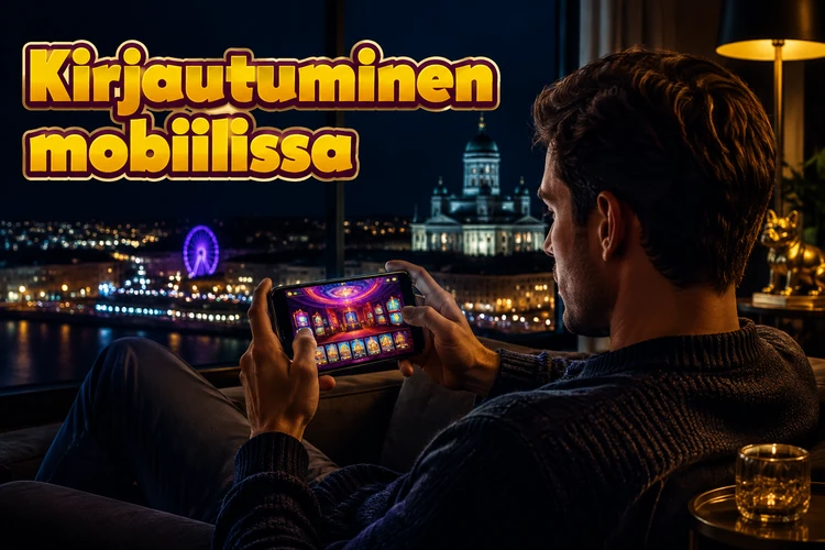 Kirjautuminen mobiilissa