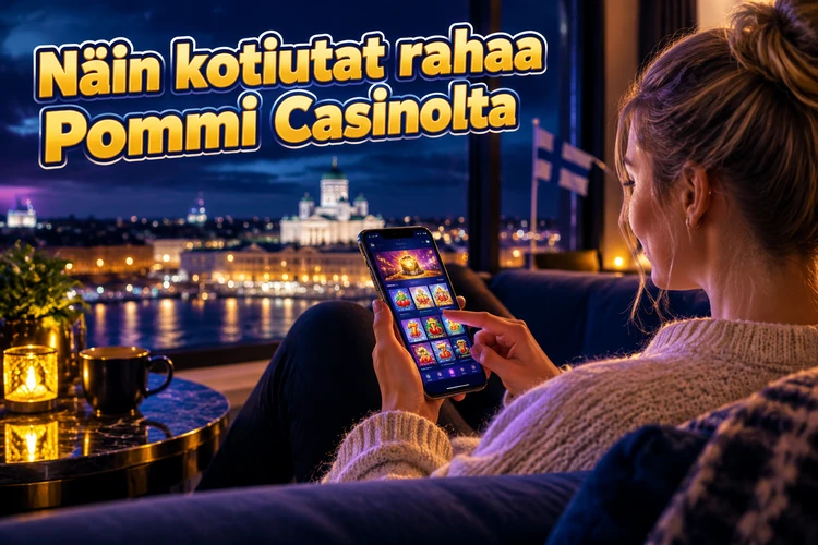 Näin kotiutat rahaa Pommi Casinolta